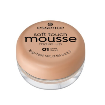 Essence Soft Touch Mousse Make-Up 01 Matt Sand